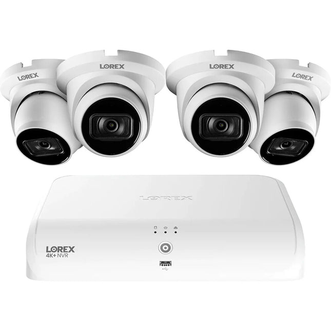Lorex Fusion Series N91062-8CD4-E NVR 16 Canales 12MP 2TB HDD 4 Cámaras 4K UHD