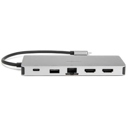 Rocstor USB-C 12 en 1 Adaptador Multi Puerto con HDMI VGA y Power Delivery 100W