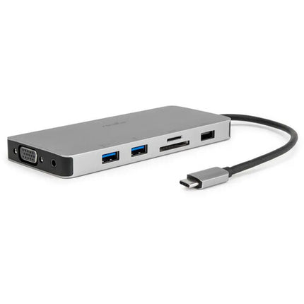 Rocstor USB-C 12 en 1 Adaptador Multi Puerto con HDMI VGA y Power Delivery 100W