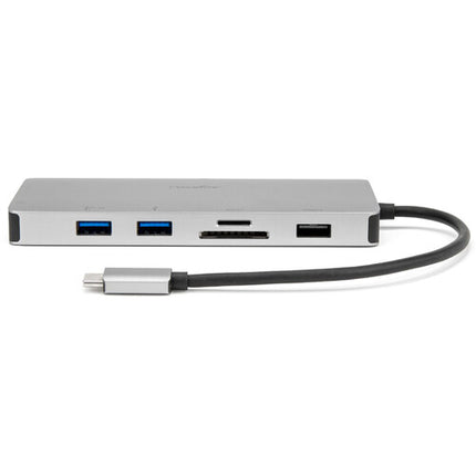 Rocstor USB-C 12 en 1 Adaptador Multi Puerto con HDMI VGA y Power Delivery 100W