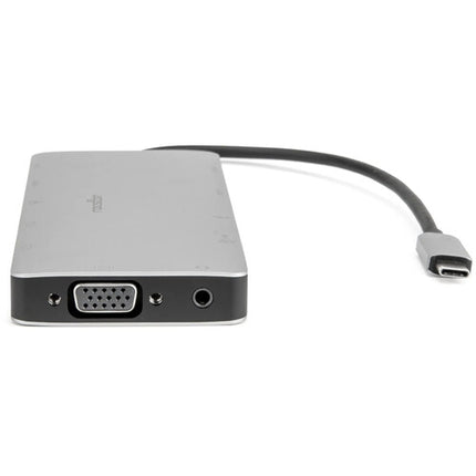 Rocstor USB-C 12 en 1 Adaptador Multi Puerto con HDMI VGA y Power Delivery 100W