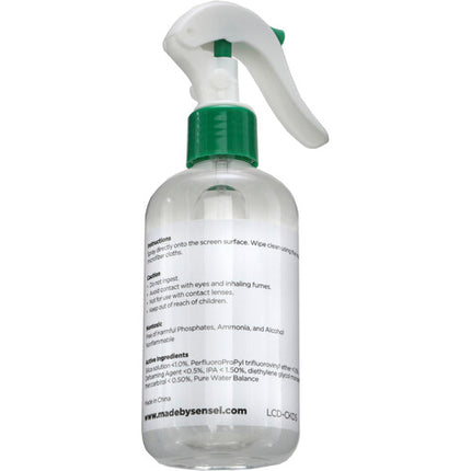 Sensei Deluxe Kit de Limpieza LCD Pequeño con Spray 8.12 oz y Paños Microfibra 30x30 cm