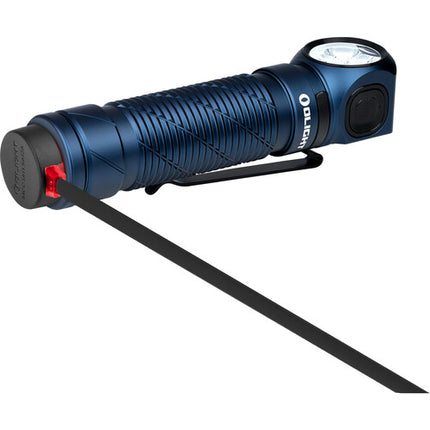 Olight Perun 3 Linterna LED Recargable Ángulo Derecho 3000 lúmenes 5000mAh con Cinta Ajustable