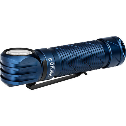 Olight Perun 3 Linterna LED Recargable Ángulo Derecho 3000 lúmenes 5000mAh con Cinta Ajustable