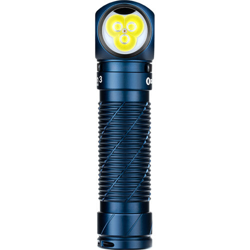 Olight Perun 3 Linterna LED Recargable Ángulo Derecho 3000 lúmenes 5000mAh con Cinta Ajustable