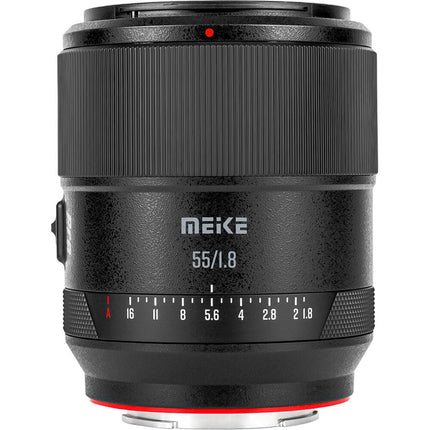 Meike 55mm f1.8 Lente Prime Sony E con Diafragma 9 Lâminas USB-C