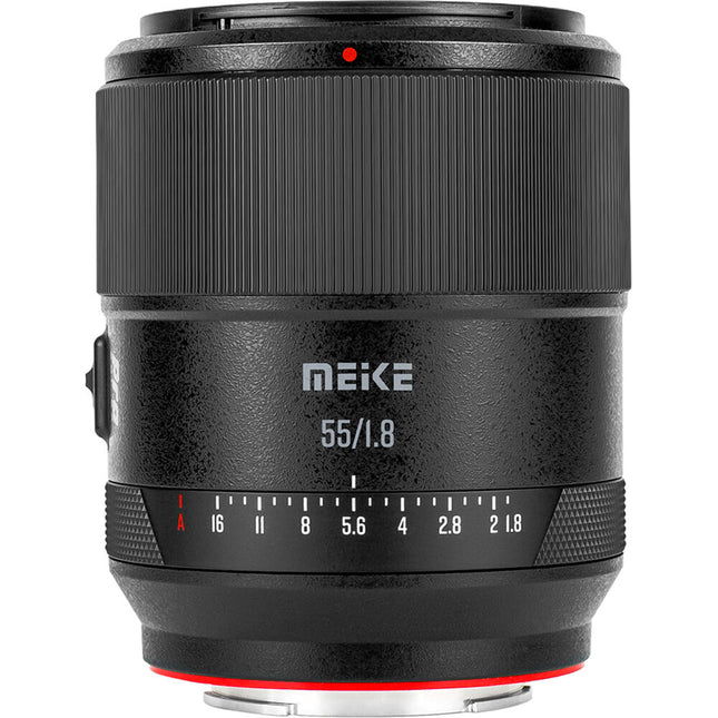 Meike 55mm f1.8 Lente Prime Sony E con Diafragma 9 Lâminas USB-C