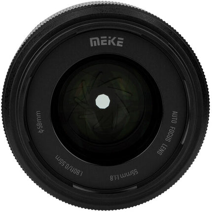 Meike 55mm f/1.8 Pro AF lente para Nikon Z Full Frame f/1.8-16 y diafragma 9 hojas
