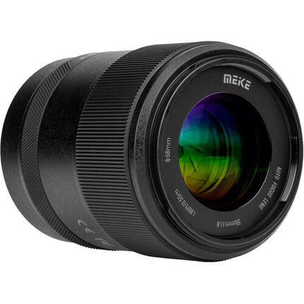 Meike 55mm f/1.8 Pro AF lente para Nikon Z Full Frame f/1.8-16 y diafragma 9 hojas