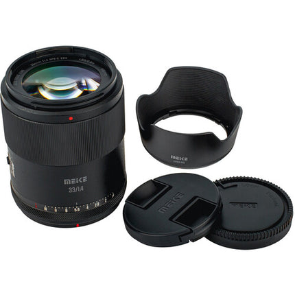 Meike 33mm f/1.4 AF Objetivo Sony E para APS-C con Autofocus y Parasol