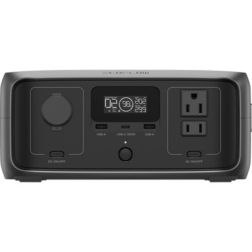 EcoFlow RIVER 3 Estación de Energía Portátil 245Wh 300W Salida 2 AC 3 USB
