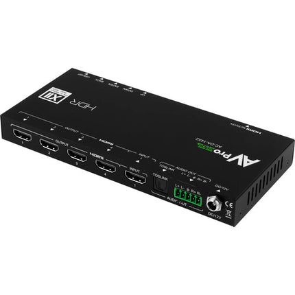 AVPro Edge 1x4 Amplificador HDMI 2.1b 48 Gb/s 8K60 4 Salidas con Soporte Montaje