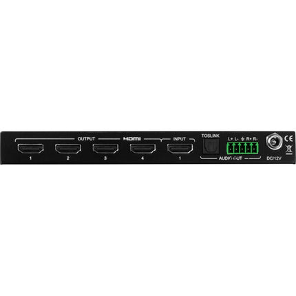 AVPro Edge 1x4 Amplificador HDMI 2.1b 48 Gb/s 8K60 4 Salidas con Soporte Montaje