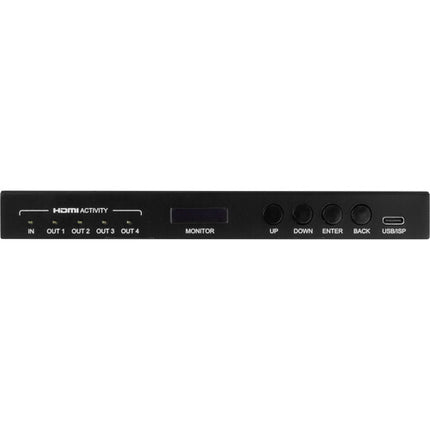 AVPro Edge 1x4 Amplificador HDMI 2.1b 48 Gb/s 8K60 4 Salidas con Soporte Montaje