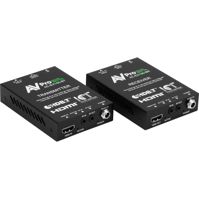 AVPro Edge 4K HDMI sobre HDBaseT Extensor Set 492 Pies UHD 4K 328 Pies 1080p