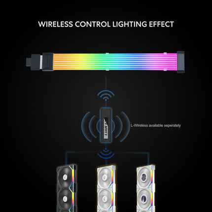 Lian Li Strimer Wireless Cable ARGB 12V-2x6 Pin 13.4 Pulgadas 116 LEDs