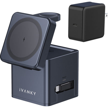 iVANKY Fusion Wireless Charger Pro 1 Cargador Inalámbrico 15W 5 Dispositivos 65W Adaptador