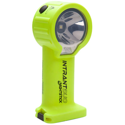 Nightstick INTRANT Duo Luz Ángulo Dual Intrínsecamente Segura 320 Lúmenes Batería AA