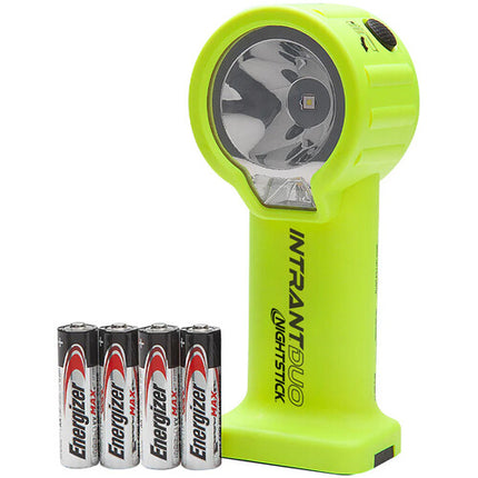 Nightstick INTRANT Duo Luz Ángulo Dual Intrínsecamente Segura 320 Lúmenes Batería AA