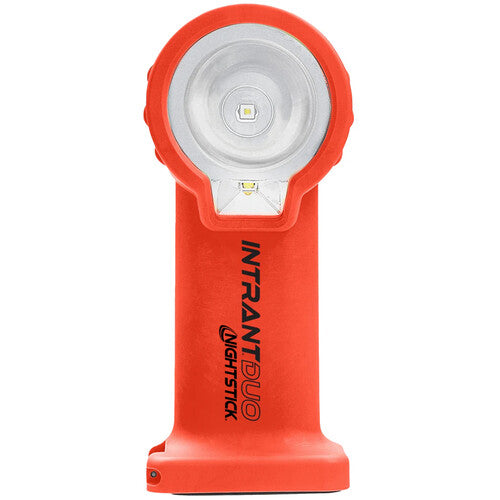 Nightstick INTRANT Duo Linterna de Ángulo Doble Luz Segura 320 Lúmenes Batería AA