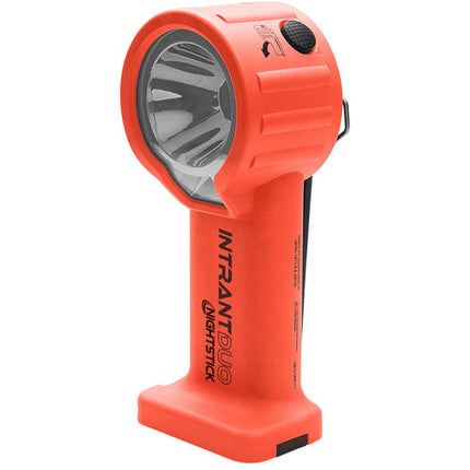 Nightstick INTRANT Duo Linterna de Ángulo Doble Luz Segura 320 Lúmenes Batería AA