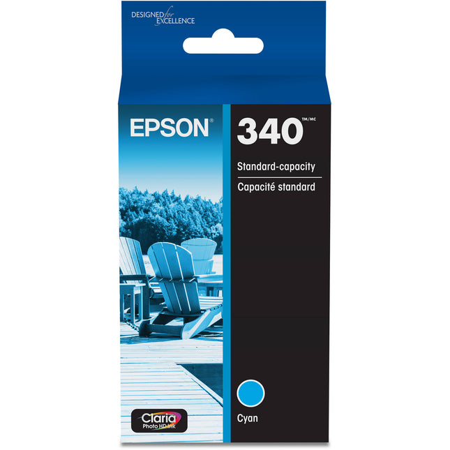 Epson 340 Cyan Cartucho de Tinta Claria Photo HD para XP-8800