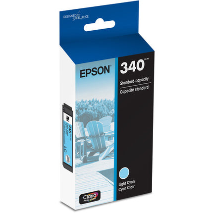 Cartucho de tinta Epson 340 Light Cyan Claria Photo HD para impresora Expression Photo XP-8800 inalámbrica