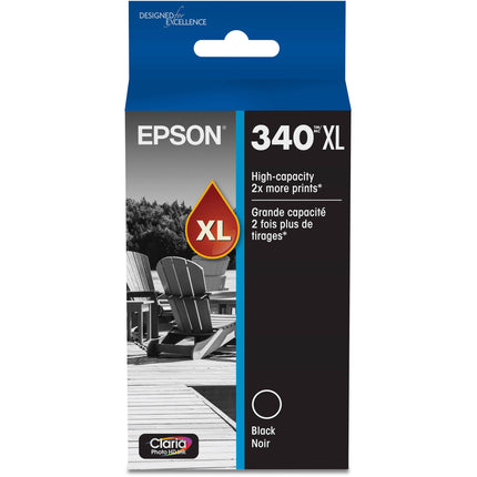 Epson 340XL Claria Photo HD Cartucho para Expression Photo XP-8800 Negro 500 páginas