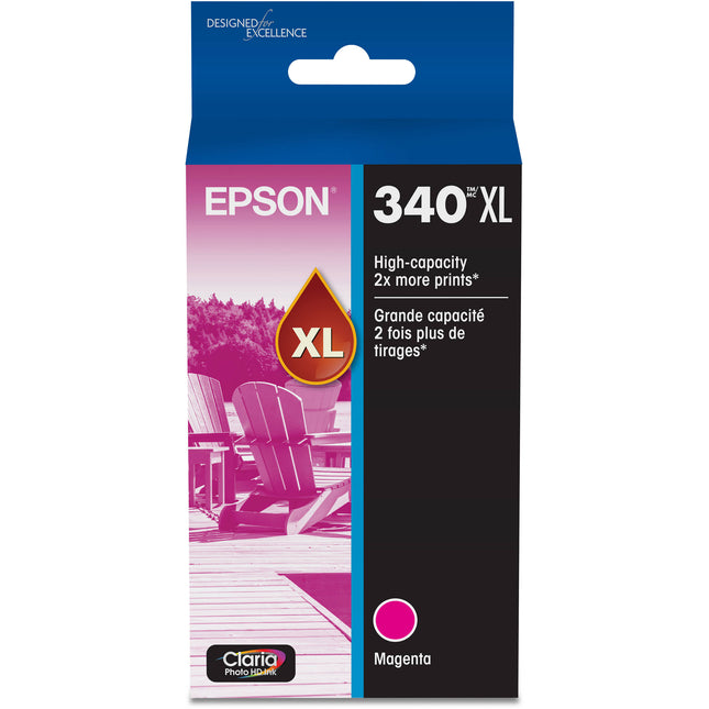 Epson 340XL Claria Photo HD Cartucho Magenta para Impresora XP-8800 830 páginas