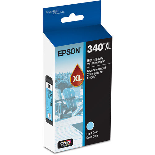 Epson 340XL Claria Photo HD Cartucho para XP-8800 Light Cyan 830 páginas