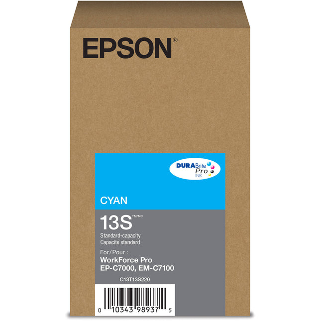 Epson DURABright Pro 13S Cartucho Inkjet Estándar Capacidad Cyan 1700 Páginas