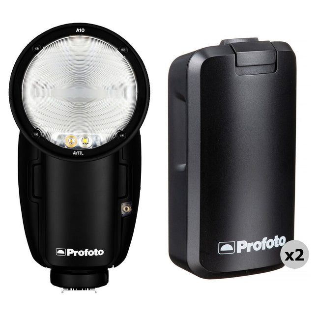 Profoto A10 AirTTL-C Kit de Luz de Estudio para Canon con 3 Baterías y Reciclaje 1 seg