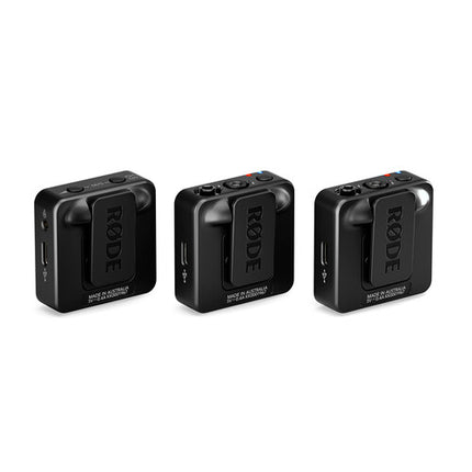 RODE Wireless GO Gen 3 Sistema Micrófono Inalámbrico Dual 7h Batería Negro
