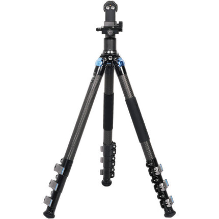 Sirui L-324F trípode de fibra de carbono para paisaje con cabezal PH-10 65.3" altura 33 lb carga máxima