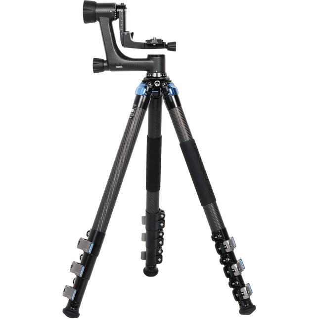 Sirui L-324F trípode de fibra de carbono para paisaje con cabezal PH-10 65.3" altura 33 lb carga máxima