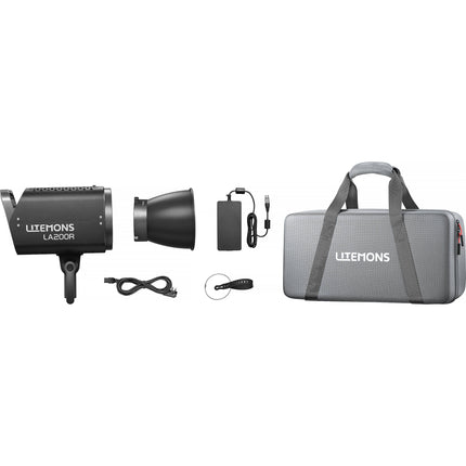 Godox Litemons LA200R Monolight LED RGB 220W 64000 Lux Kit de Viaje