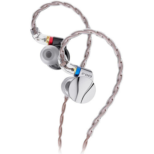 FiiO FD15 Auriculares In-Ear Dinámicos Cerrados Driver 13.8mm Cable Plata