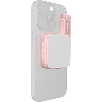amaran Go Mini MagSafe luz LED portátil rosa 327 Lux batería integrada