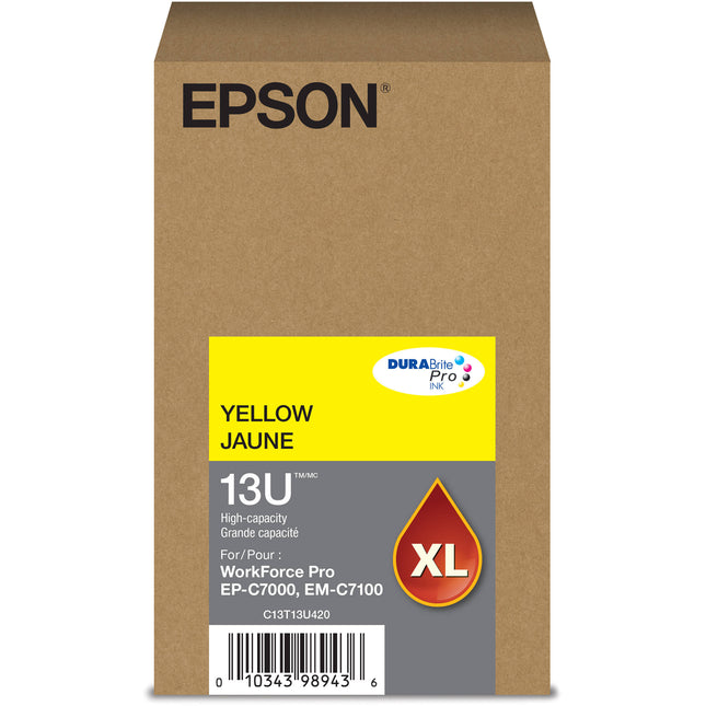Epson T13U Cartucho de Tinta Amarillo Alta Capacidad para WorkForce Pro 4600 páginas