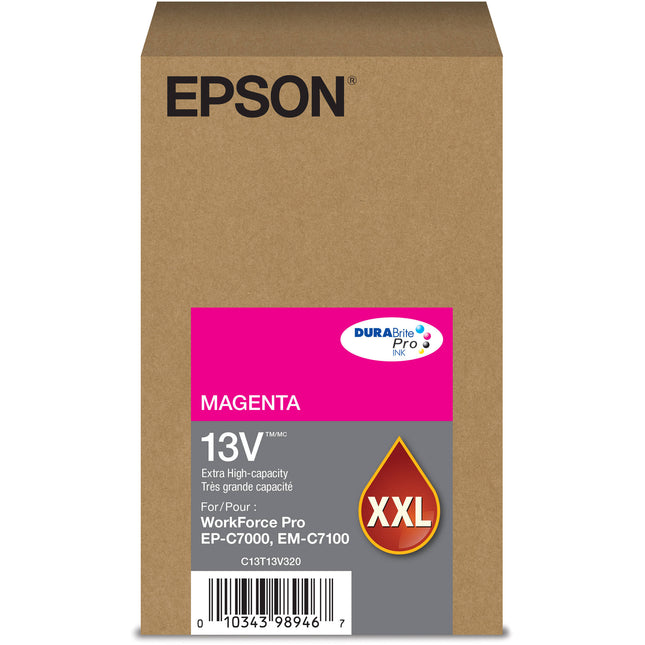 Cartucho de Tinta Epson T13V Magenta Alta Capacidad 8000 Páginas para Impresoras WorkForce Pro