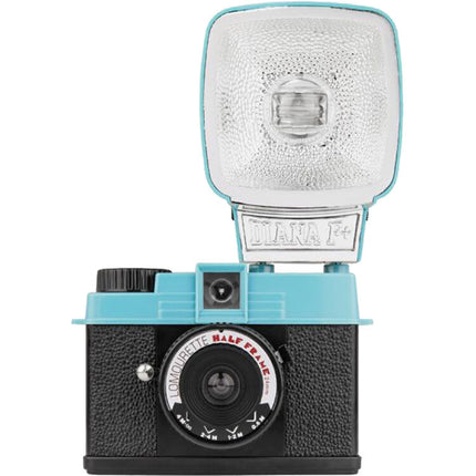 Lomography Half-Frame Lomourette Cámara Clásica 24mm f8 con Flash y Filtros