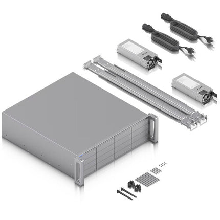 Ubiquiti Enterprise Network Video Recorder Soporta 16 Discos 24TB 10 GbE Rackmount Kit