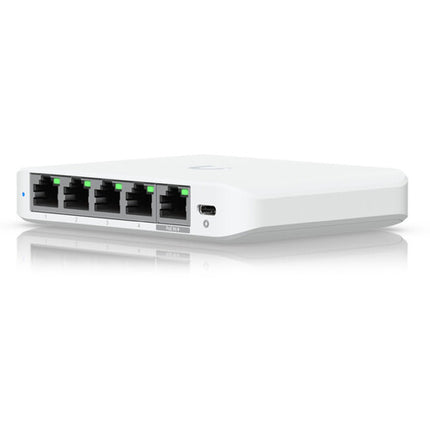 Ubiquiti Flex Mini 2.5G Switch de Red Gestionado 5 Puertos PoE USB-C