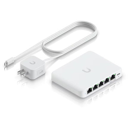Ubiquiti Flex Mini 2.5G Switch de Red Gestionado 5 Puertos PoE USB-C