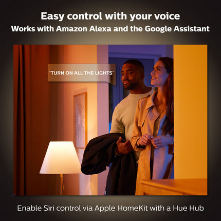 Philips Hue Puente y 4 Bombillas E12 Bluetooth White Color 2000-6500K