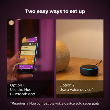 Philips Hue Puente y 4 Bombillas E12 Bluetooth White Color 2000-6500K