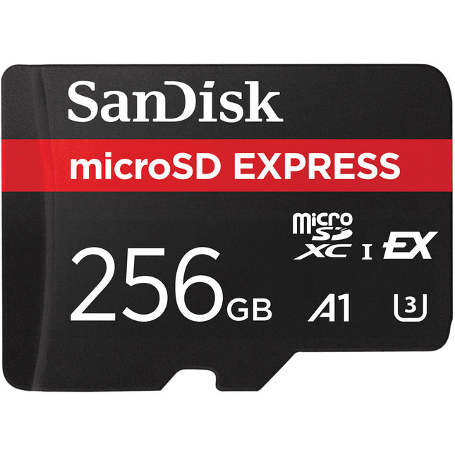 SanDisk microSD Express 256GB Tarjeta de Memoria 880MBs Lectura 650MBs Escritura