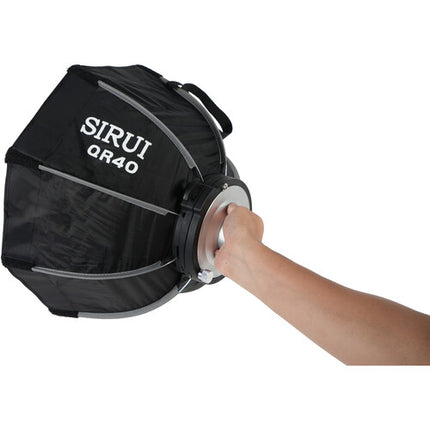 Sirui QR40 Mini Softbox Plegable para Luz LED C150X 40 cm con Difusor y Rejilla