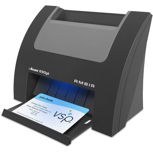 Ambir Technology Inc nScan 690gt Escáner dúplex de tarjetas ID 600 dpi 4.1x10 pulgadas
