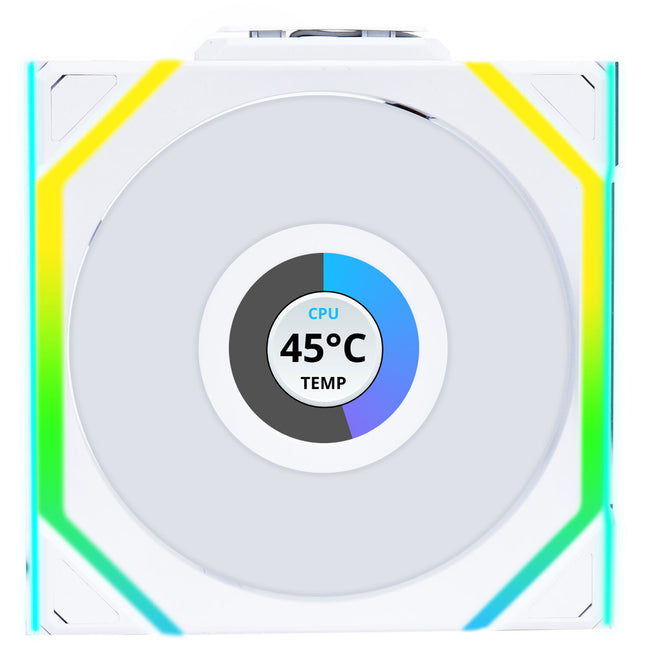 Lian Li 120mm UNI FAN SL Ventilador PC ARGB LCD 1900 rpm 51.45 CFM